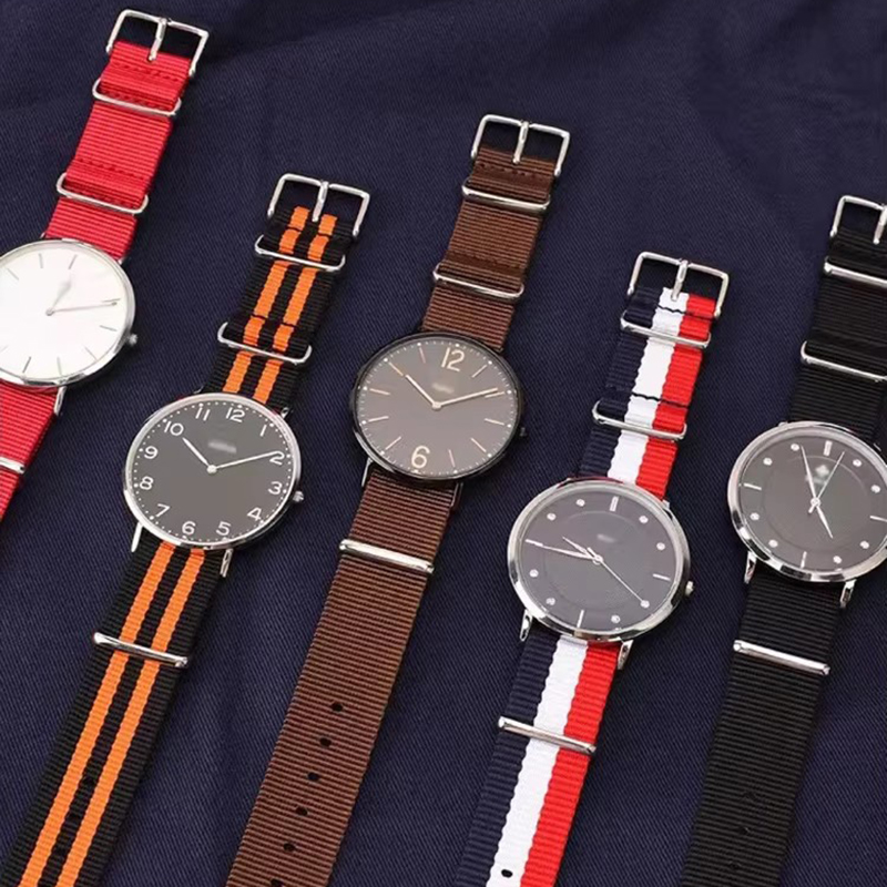 Nylon Nato Strap - أربطة منسوجة لأربطة الساعات ، قماش