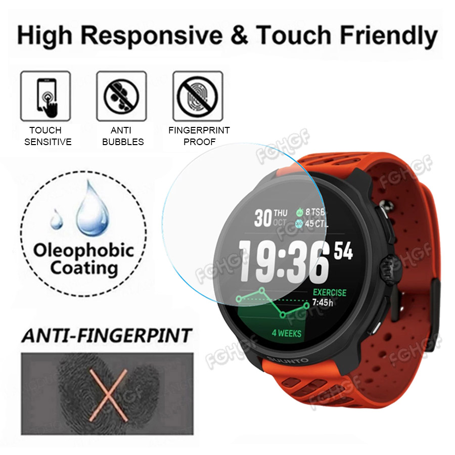 Smartwatch Watch Accessories - الزجاج المقسى طبقة رقيقة واقية الحرس