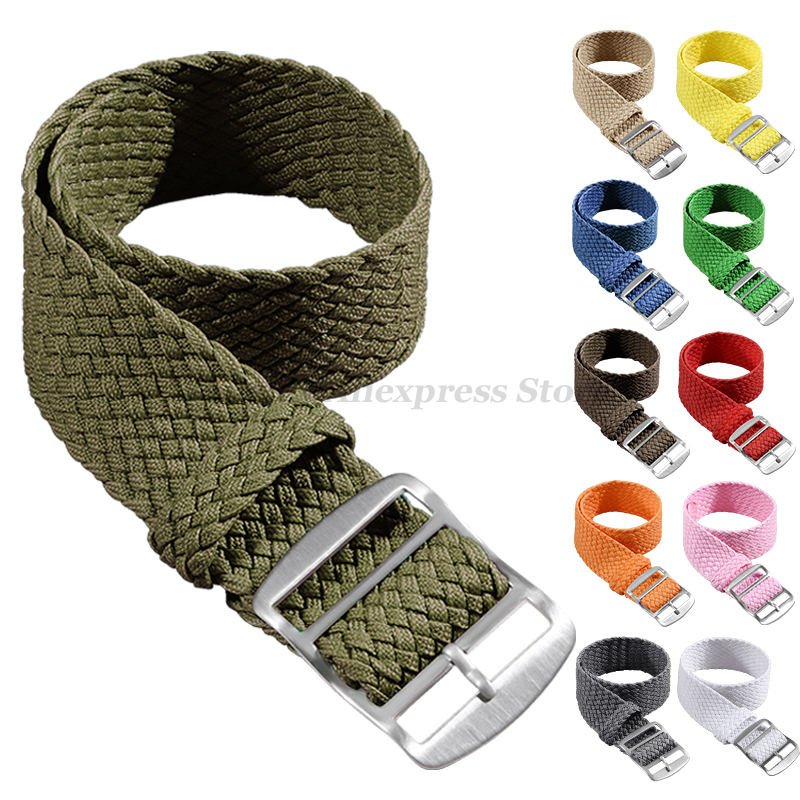 Nylon Nato Strap - المنسوجة النايلون حزام ل بيرلون حزام