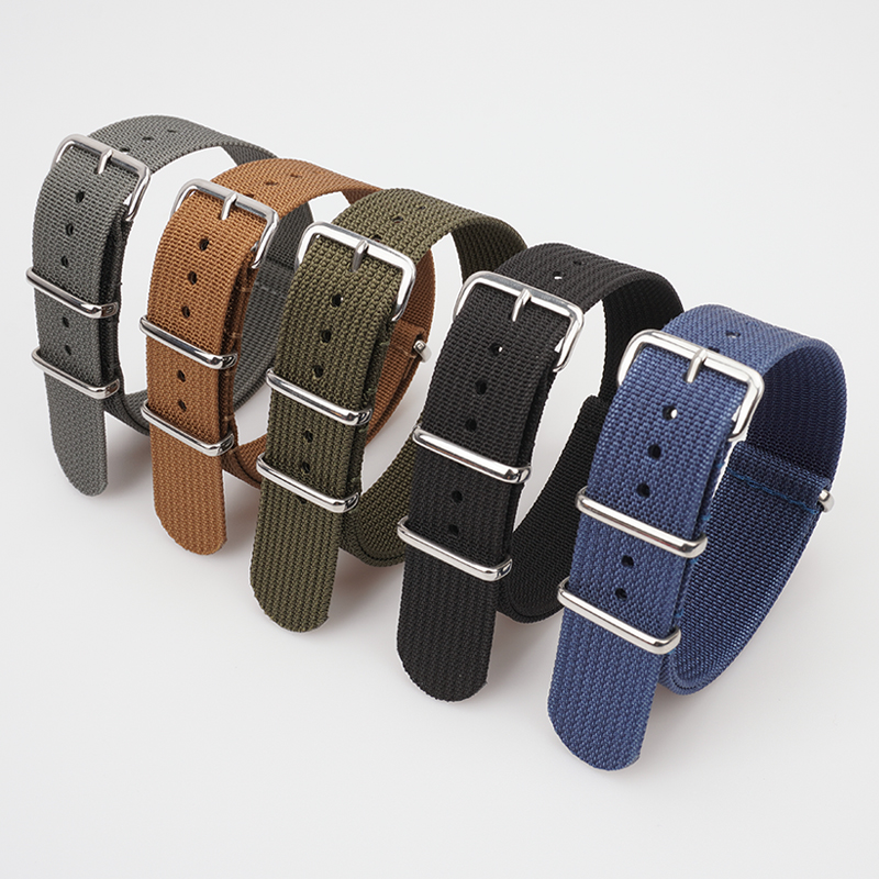 Nylon Nato Strap - مضلع النايلون حزام ل Seiko العسكرية