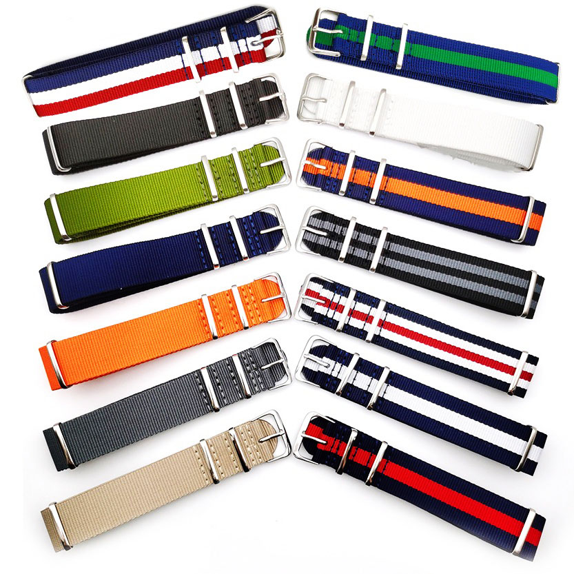 Nylon Nato Strap - قماش الفرقة ل حزام ساعة اليد