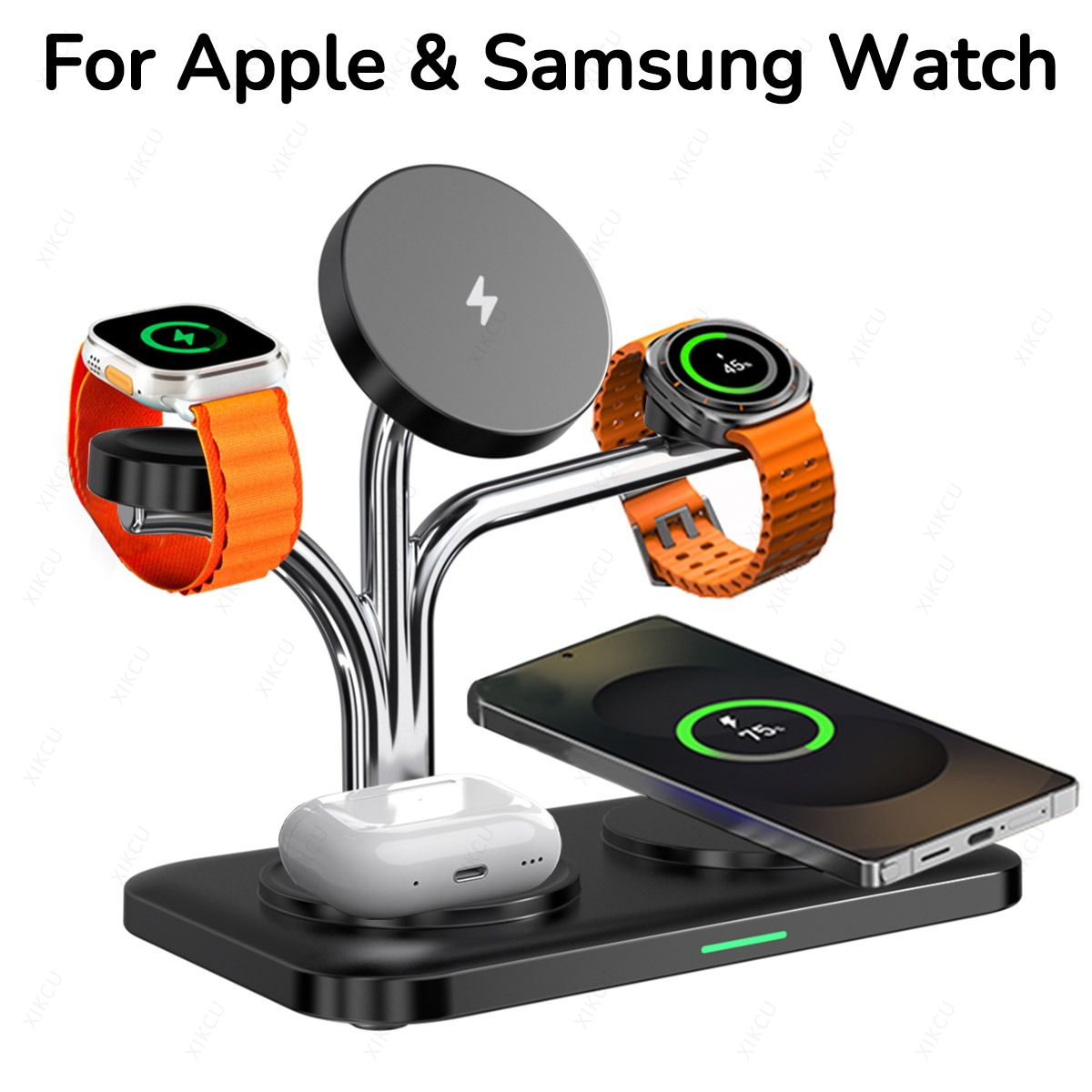 Wireless Charger Watch - شاحن لاسلكي مغناطيسي 5 في 1