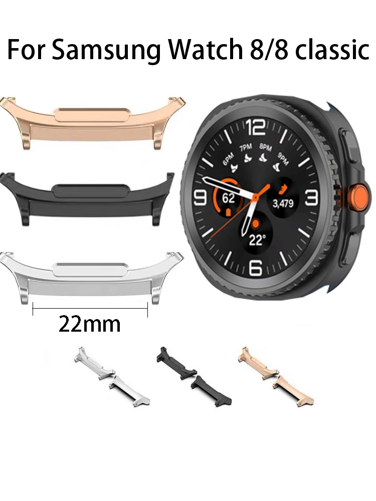 Smartwatch Watch Accessories - 22 مللي متر حزام الساعات موصل