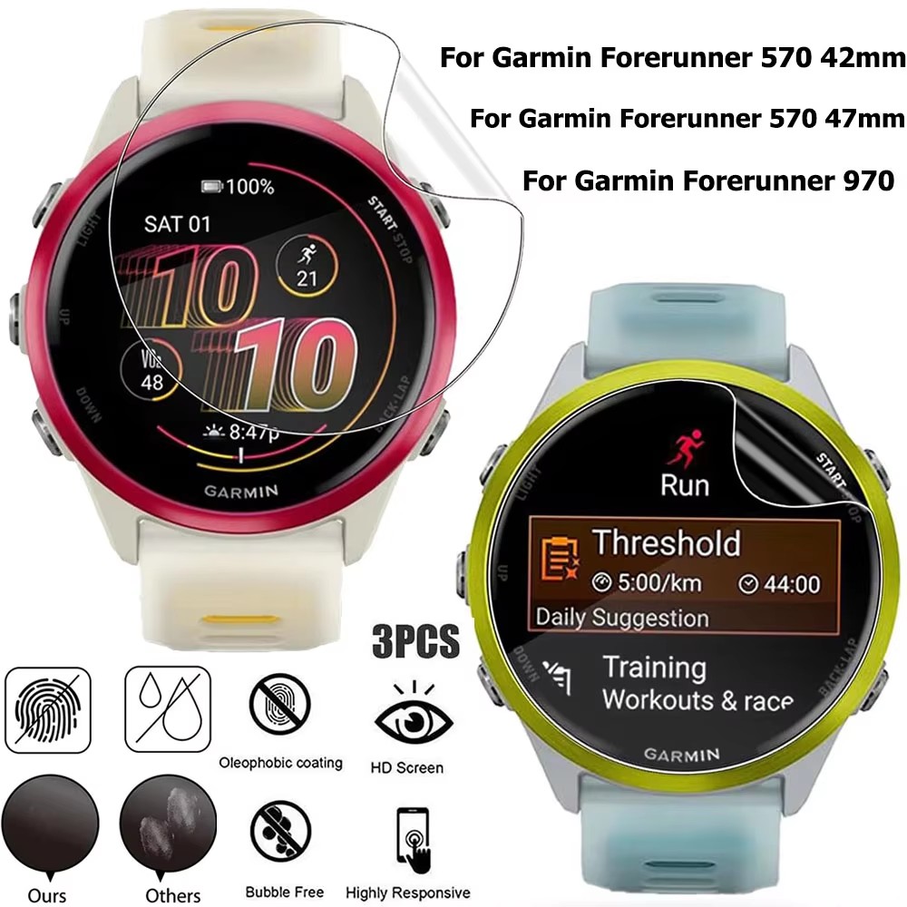 1-3 قطع من طبقة الهيدروجيل لسا - مراجعة Watch Face Protector وسعره