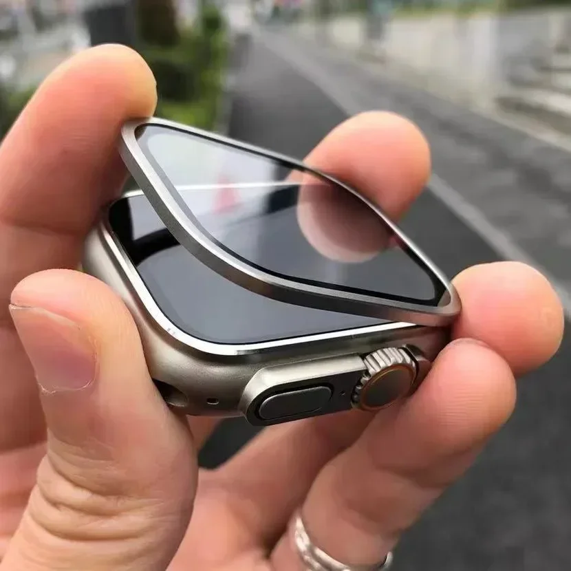 زجاج مقسى لساعة أبل الترا 49 م - مراجعة Watch Face Protector وسعره