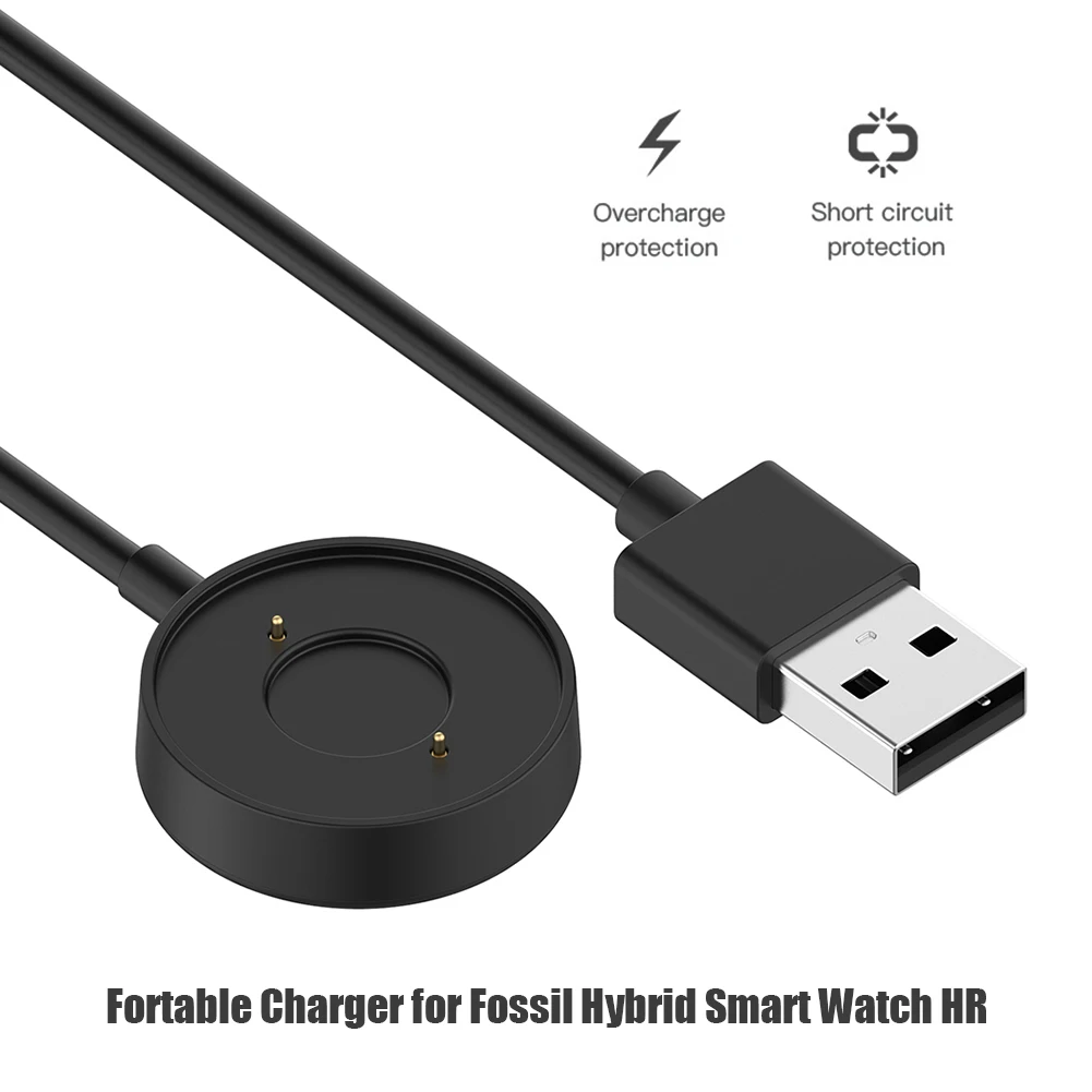 كابل 3 أقدام، شاحن USB، عنصر ص - مراجعة Fossil Smartwatch Accessories وسعره