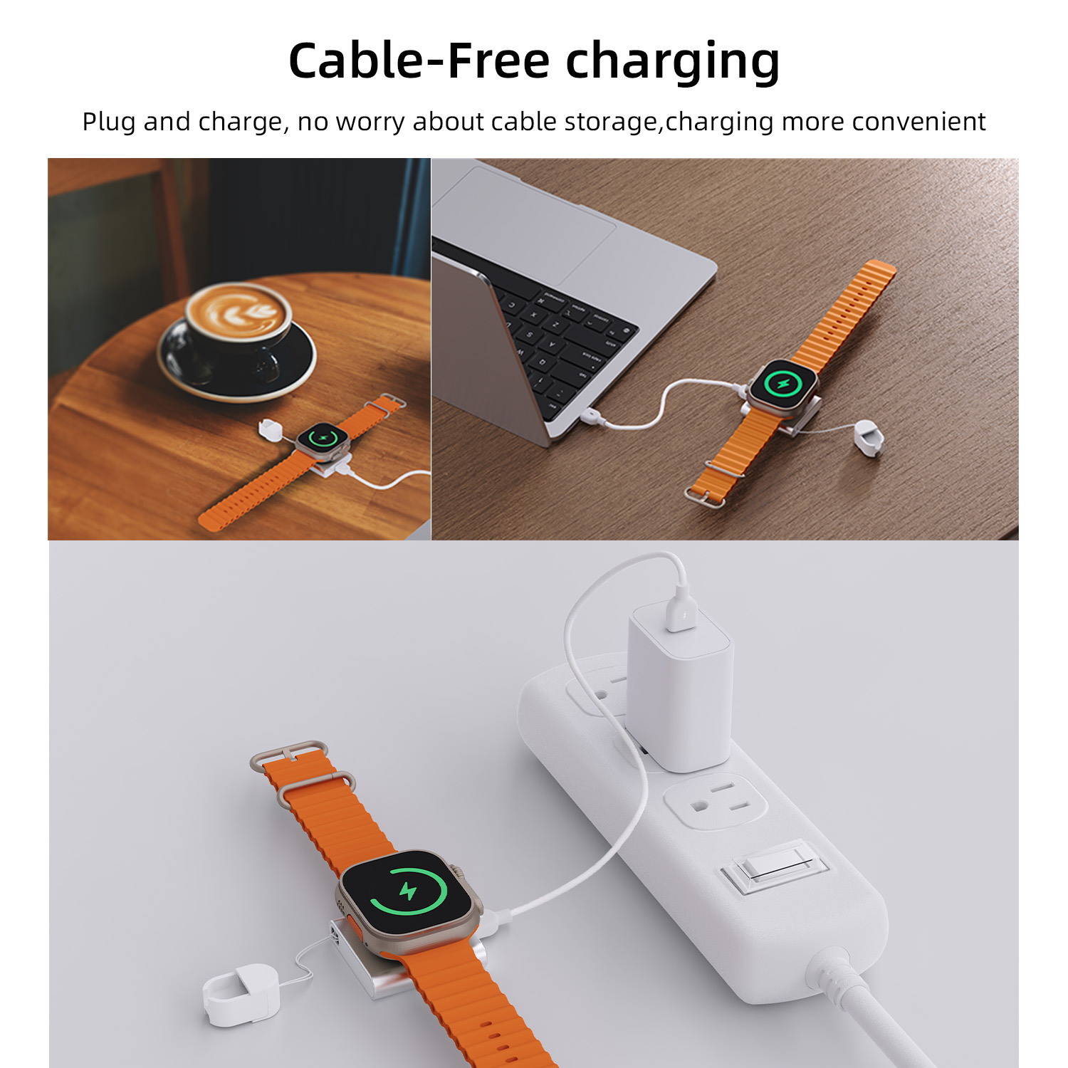 شاحن بونولا لساعة أبل، كابل US - مراجعة Wireless Charger Watch وسعره