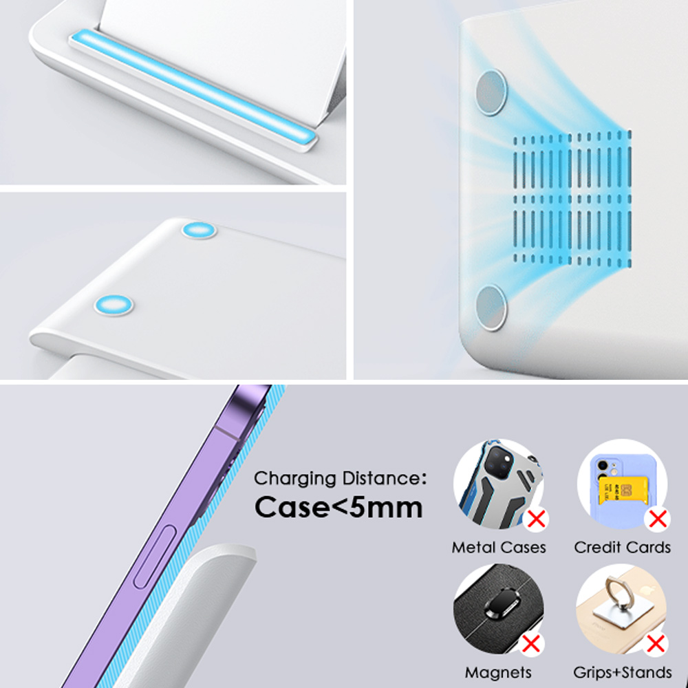 محطة شحن لاسلكية LED 3 في 1 له - مراجعة Wireless Charger Watch وسعره