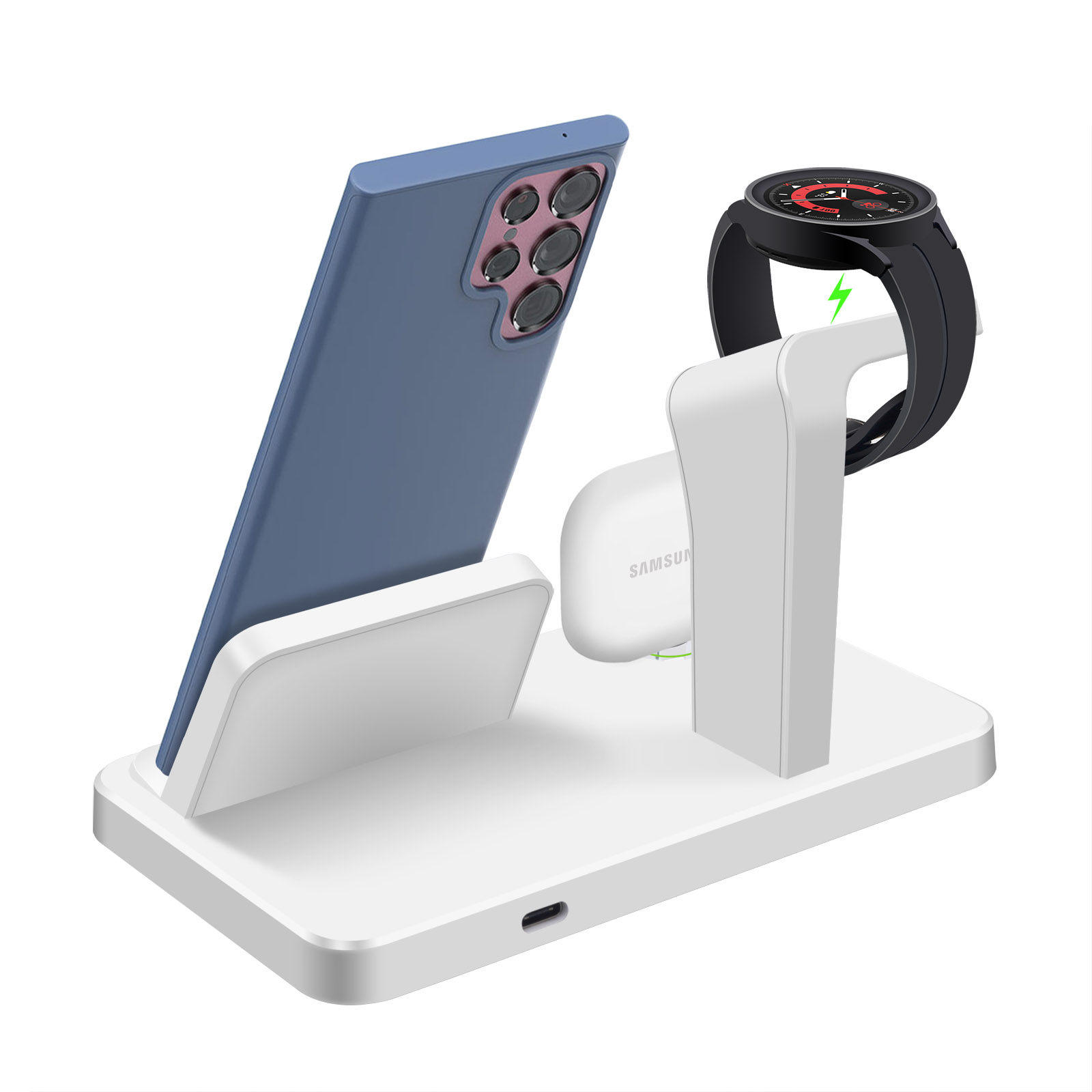 محطة شحن لاسلكية 3 في 1 بمنفذ  - مراجعة Wireless Charger Watch وسعره