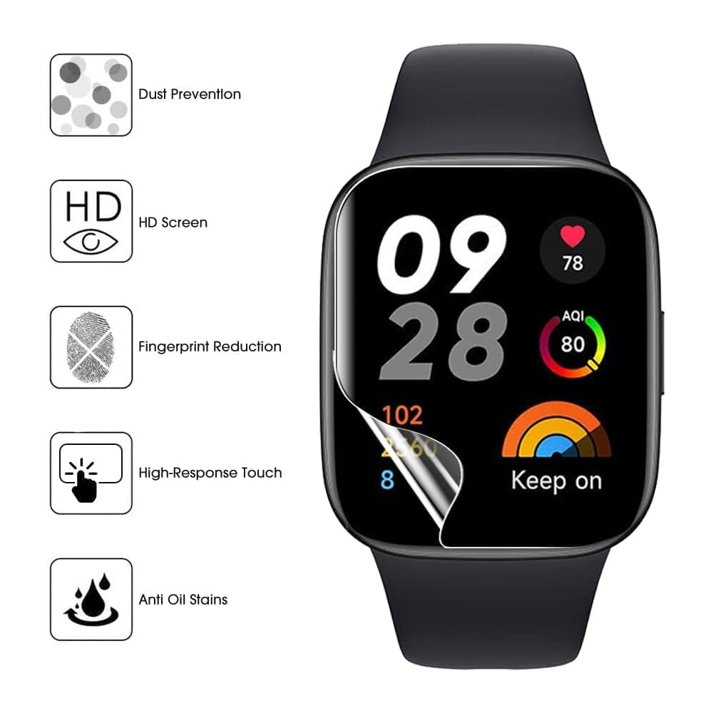 3/6 قطعة هيدروجيل طبقة رقيقة و - مراجعة Watch Face Protector وسعره