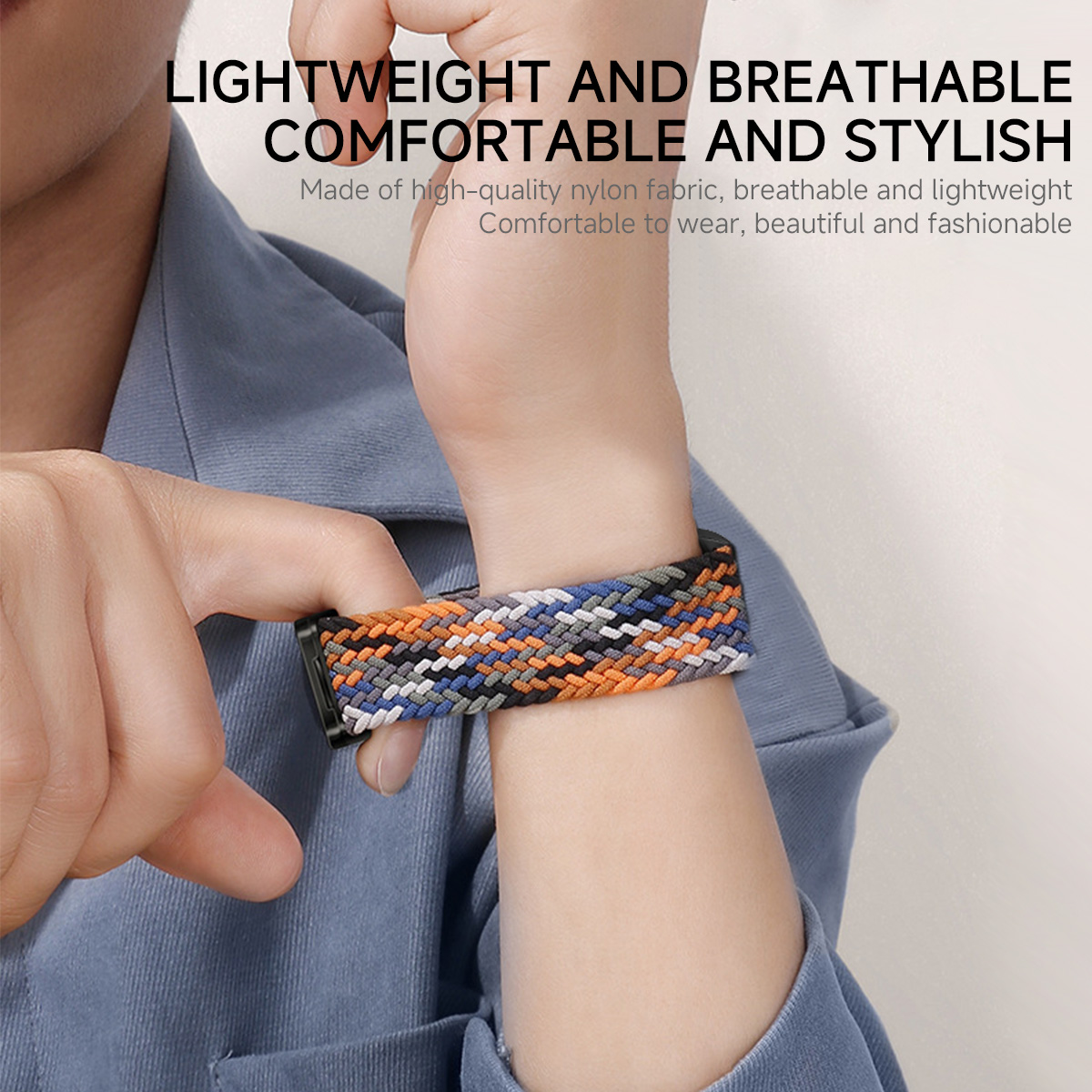 حزام نايلون مضفر لساعة سامسونج - مراجعة Solo Loop Strap وسعره