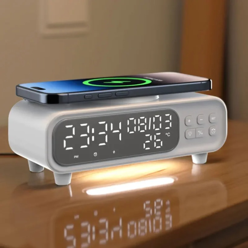 15 واط شاحن لاسلكي الوقت المنب - مراجعة Wireless Charger Watch وسعره