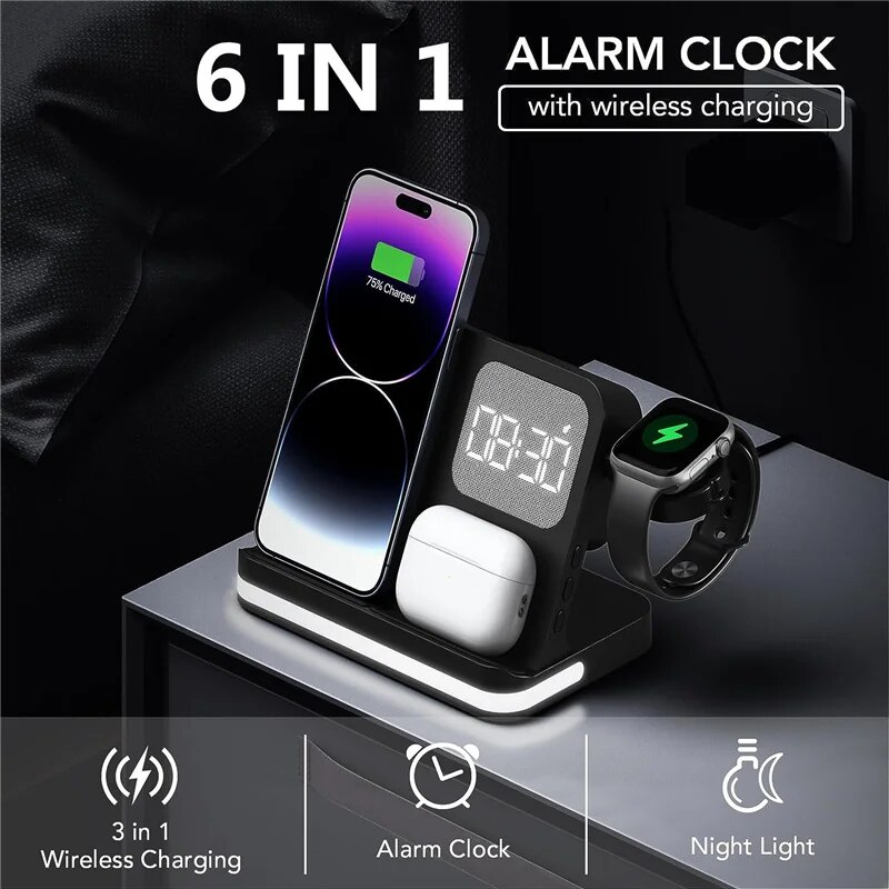 حامل شاحن لاسلكي لهاتف آيفون 1 - مراجعة Wireless Charger Watch وسعره