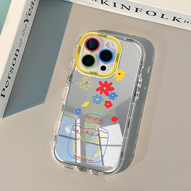 غطاء هاتف ناعم بتصميم مرآة على - مراجعة Apple Iphone 16 وسعره