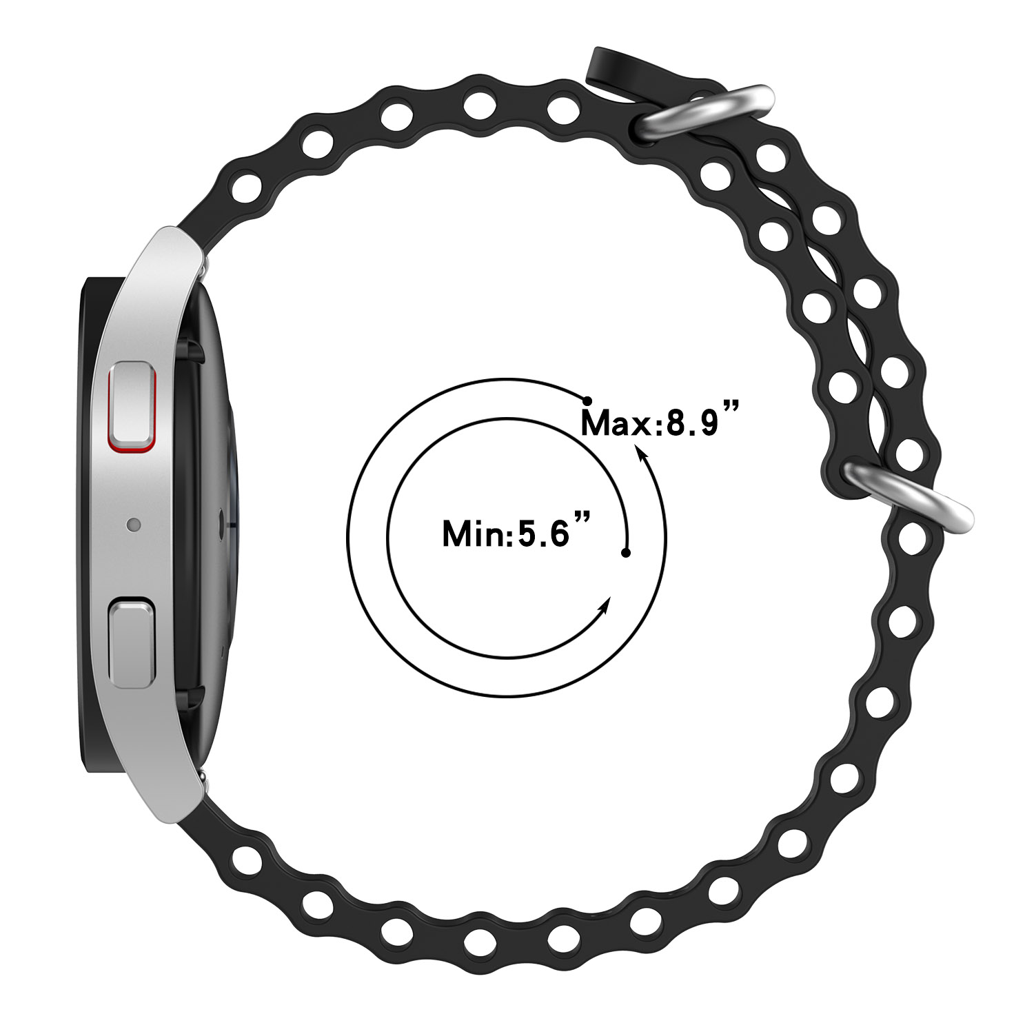 22 مللي متر المحيط حزام ل OneP - مراجعة Smartwatch X2 وسعره