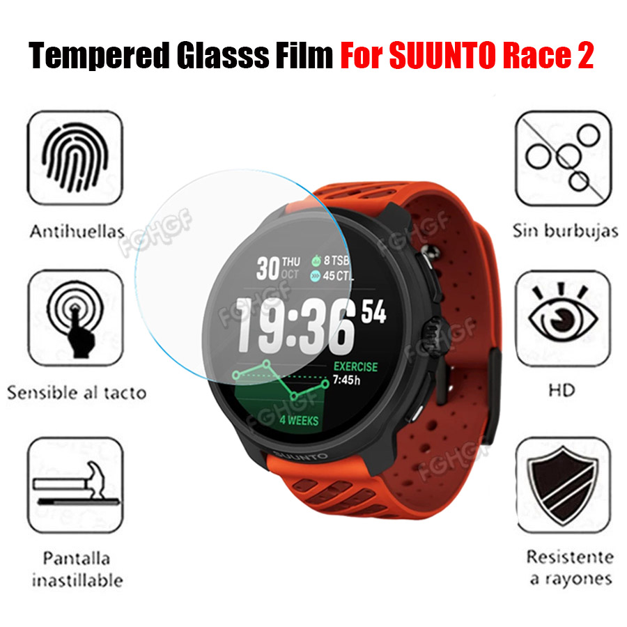 الزجاج المقسى طبقة رقيقة واقية - مراجعة Smartwatch Watch Accessories وسعره