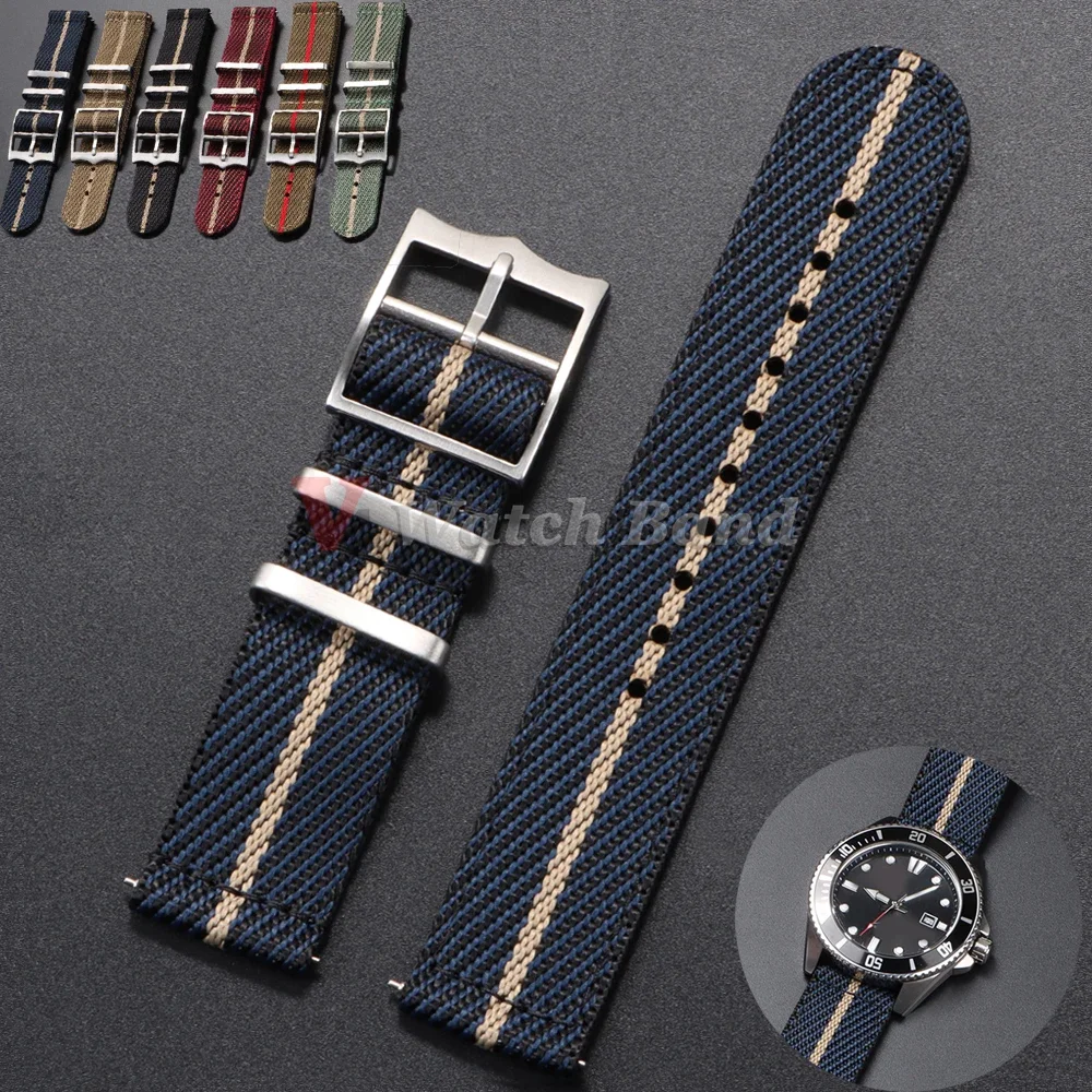 20 22 مللي متر حزام نايلون ل ت - مراجعة Nylon Nato Strap وسعره