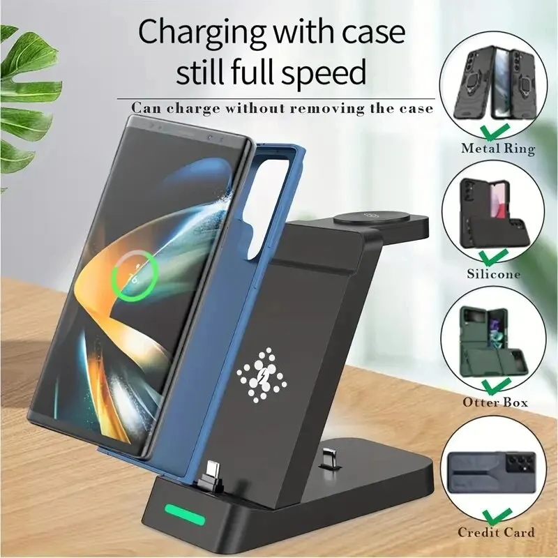 محطة شحن لاسلكية سريعة ، حامل  - مراجعة Wireless Charger Watch وسعره