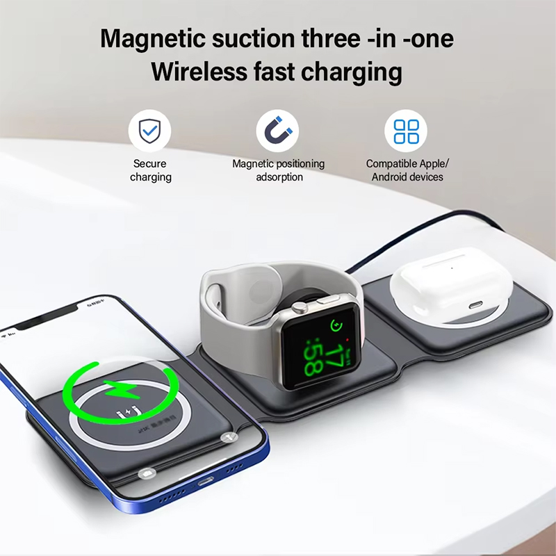 محطة شحن مغناطيسية قابلة للطي  - مراجعة Wireless Charger Watch وسعره