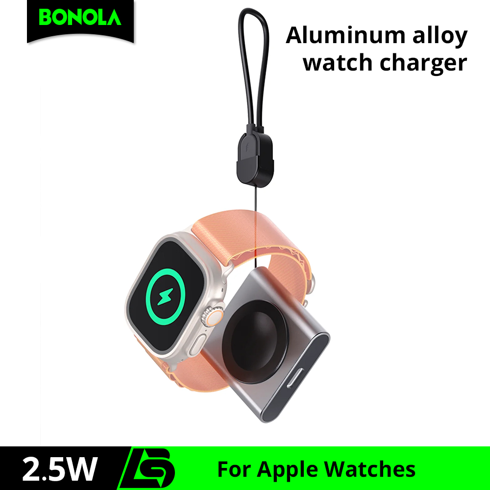 Bonola ساعة مغناطيسية شاحن لاس - مراجعة Wireless Charger Watch وسعره