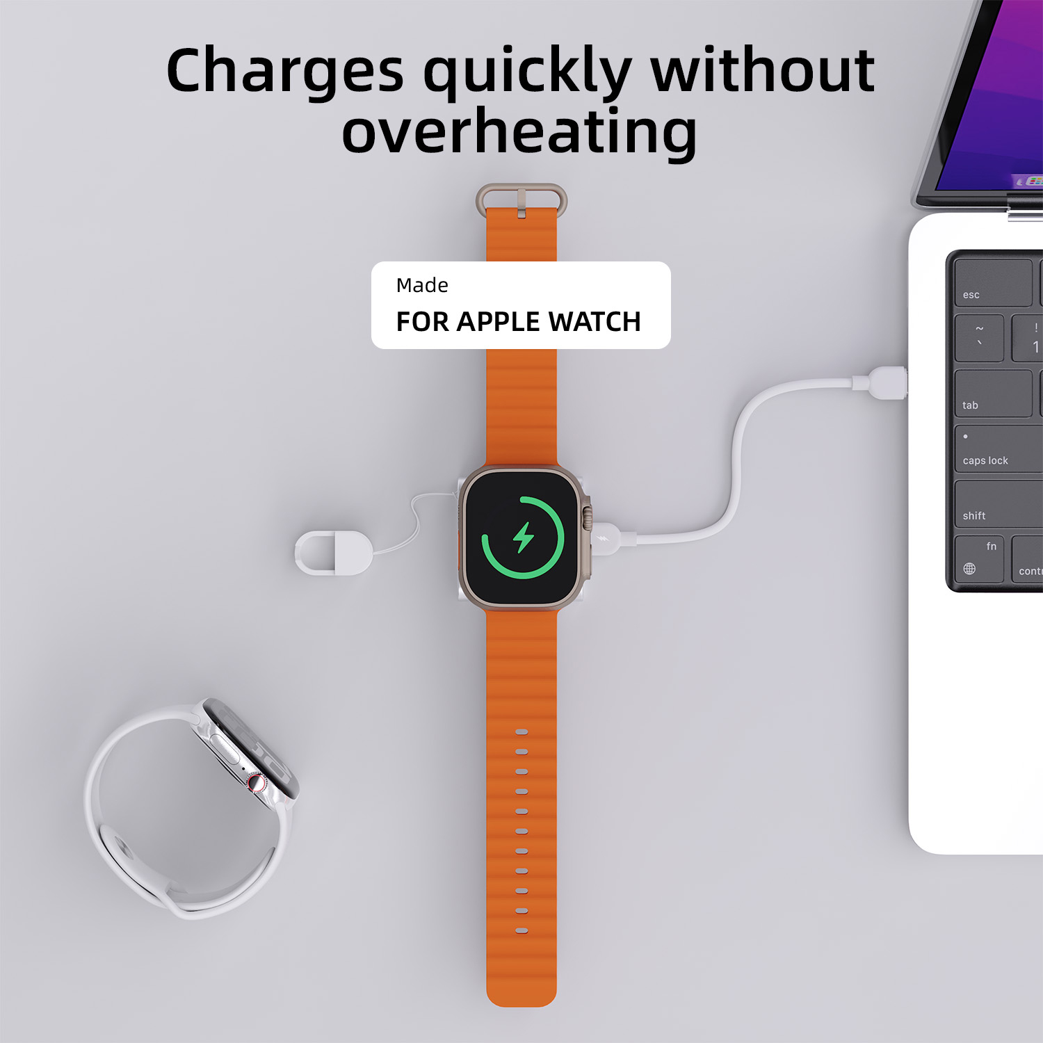 Bonola ساعة مغناطيسية شاحن لاس - مراجعة Wireless Charger Watch وسعره