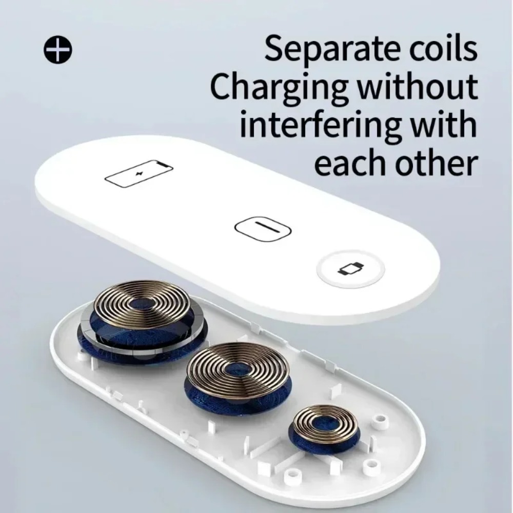 محطة شحن لاسلكية 3 في 1 سريعة  - مراجعة Wireless Charger Watch وسعره