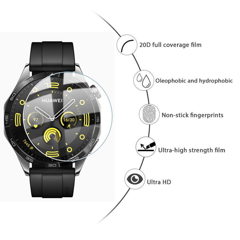 HD الزجاج المقسى فيلم لهواوي س - مراجعة Watch Face Protector وسعره