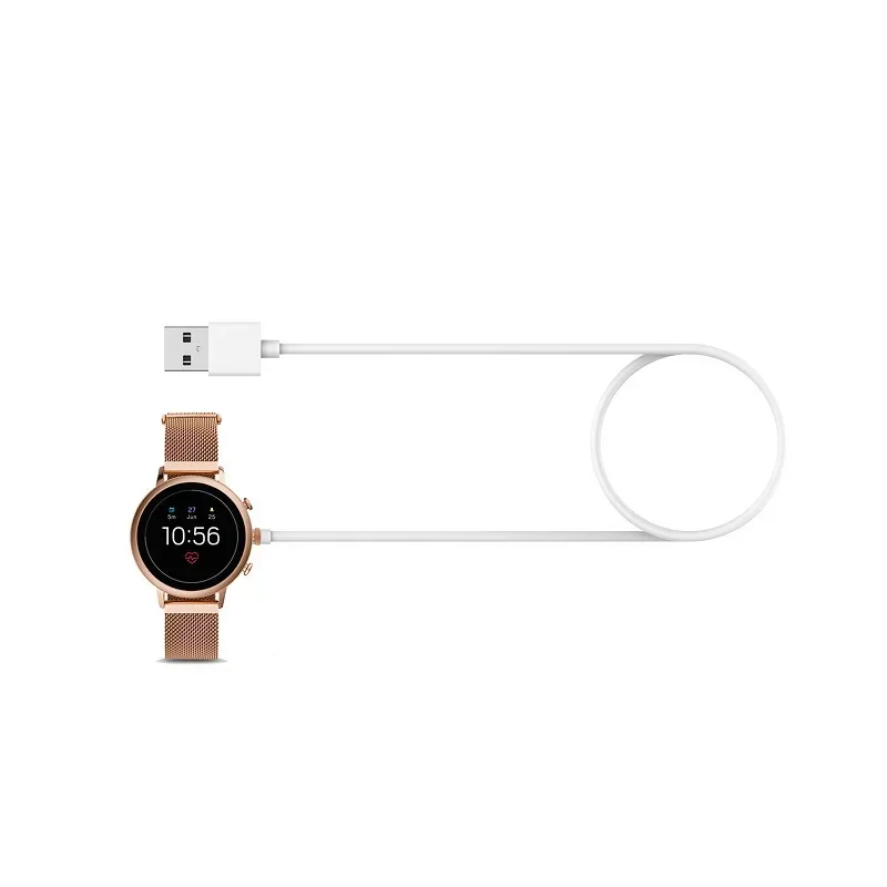 كابل شحن USB بطول 1 متر لساعة  - مراجعة Fossil Smartwatch Accessories وسعره
