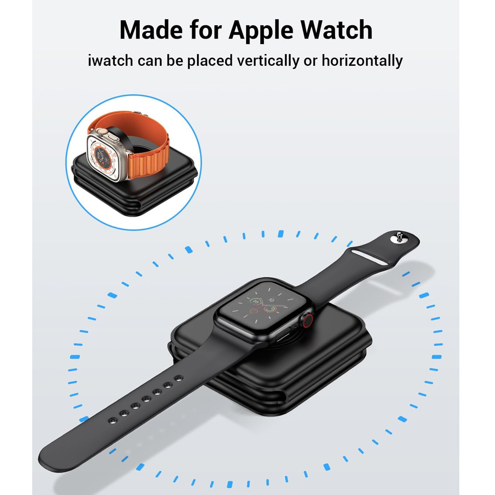 محطة شحن لاسلكية 3 في 1 مع شحن - مراجعة Wireless Charger Watch وسعره